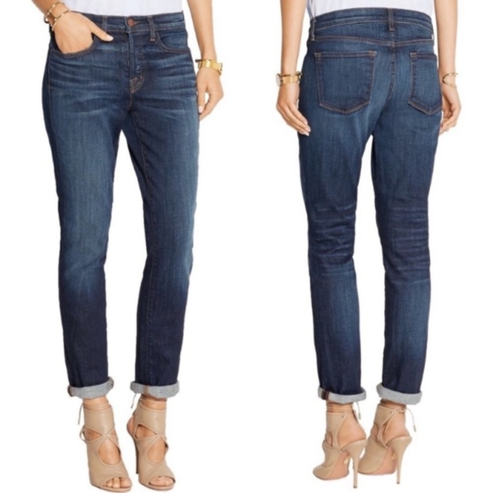 J Brand 25  Boyfriend Button Fly Jeans